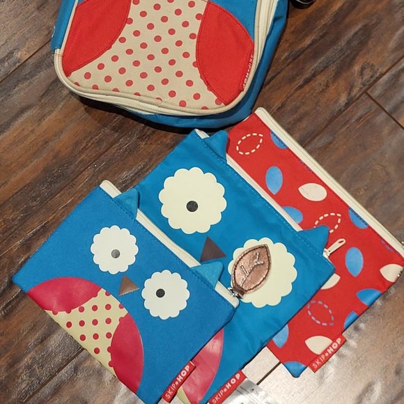 2/$25 🏷 Skip Hop Lunch Bag + Reusable Snack Pouches - Picture 5 of 5